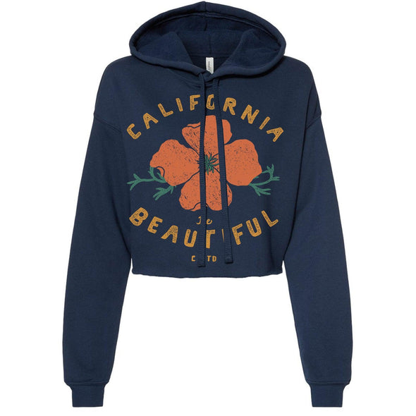 Cali Beautiful Cropped Hoodie-CA LIMITED