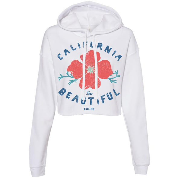 Cali Beautiful Cropped Hoodie-CA LIMITED