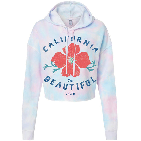 Cali Beautiful Cropped Hoodie-CA LIMITED