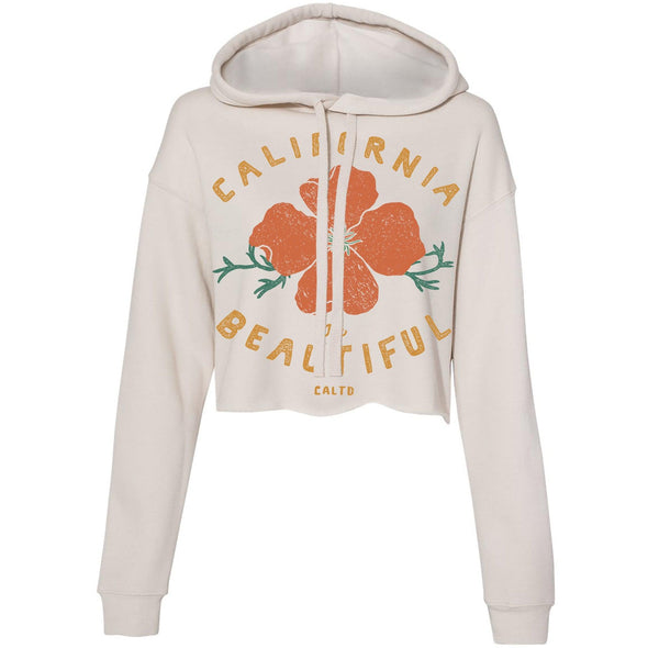 Cali Beautiful Cropped Hoodie-CA LIMITED