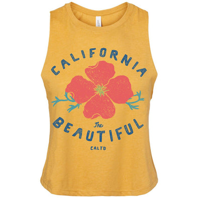 Cali Beautiful Cropped Tank-CA LIMITED