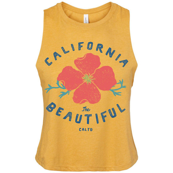 Cali Beautiful Cropped Tank-CA LIMITED