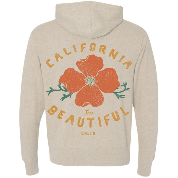 Cali Beautiful Zipper Hoodie-CA LIMITED