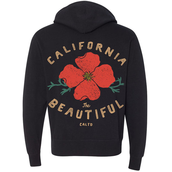 Cali Beautiful Zipper Hoodie-CA LIMITED