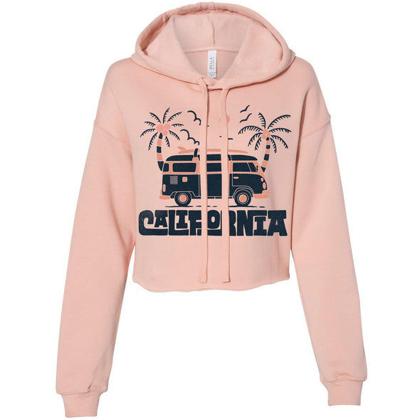 Cali Van Cropped Hoodie-CA LIMITED