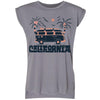 Cali Van Rolled Sleeve Tank-CA LIMITED