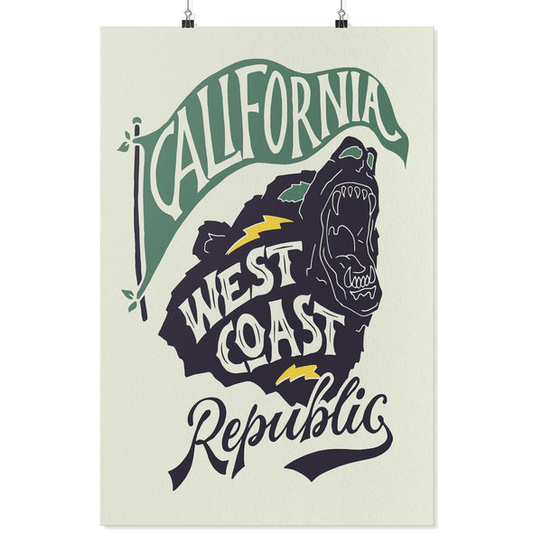 California Bear Poster-CA LIMITED