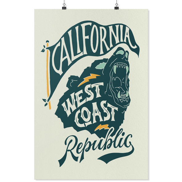 California Bear Poster-CA LIMITED