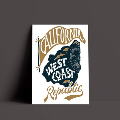 California Bear Poster-CA LIMITED