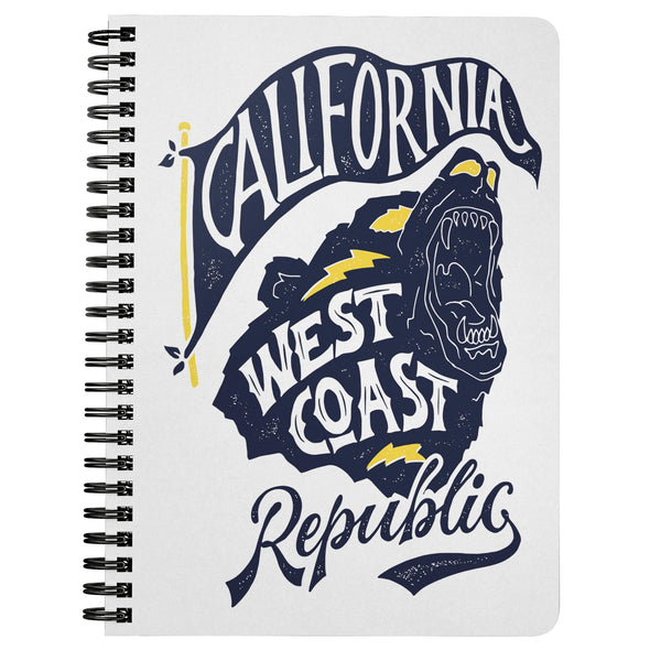 California Bear Spiral Notebook-CA LIMITED