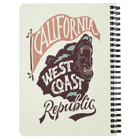 California Bear Spiral Notebook-CA LIMITED