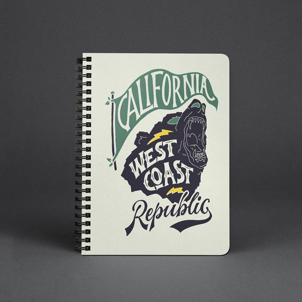 California Bear Spiral Notebook-CA LIMITED