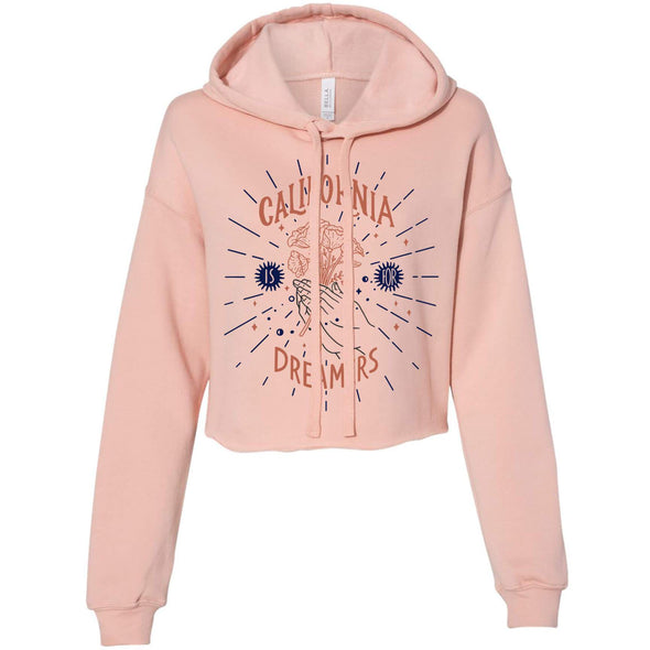 California Dreamers Cropped Hoodie-CA LIMITED