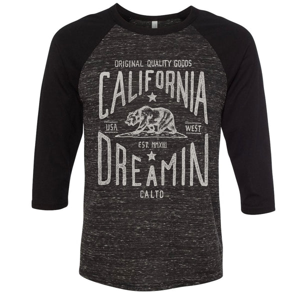 California Dreamin Baseball Tee-CA LIMITED