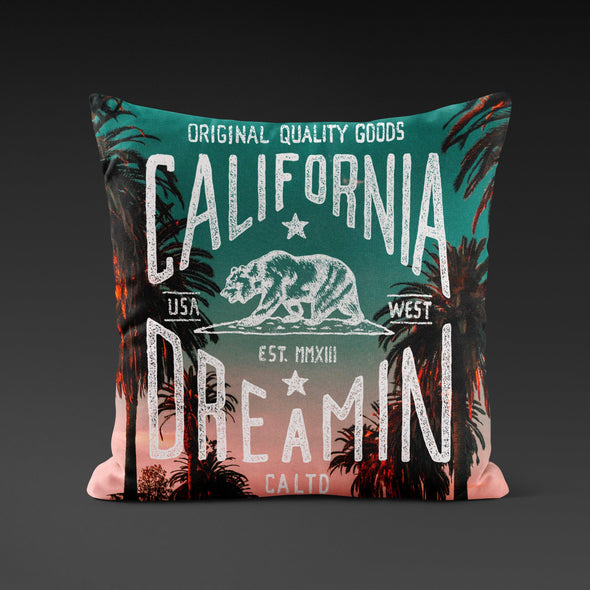 California Dreamin Pillow-CA LIMITED