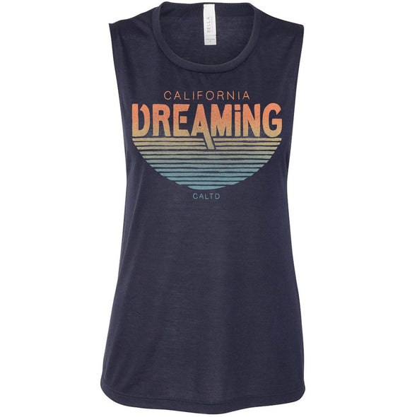 California Dreaming Muscle Tank-CA LIMITED