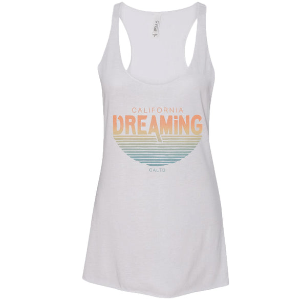 California Dreaming Racerback Tank-CA LIMITED