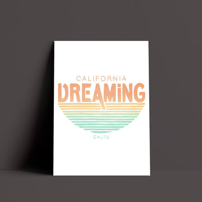 California Dreaming White Poster-CA LIMITED