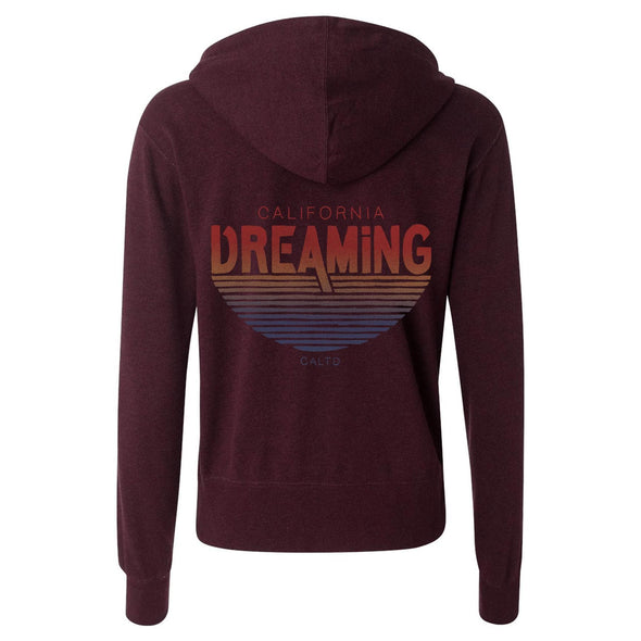 California Dreaming Zipper Hoodie-CA LIMITED