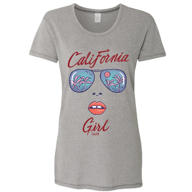 California Girl Glasses Tee-CA LIMITED