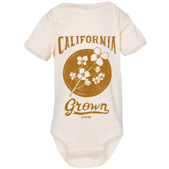 California Grown Circle Baby Onesie-CA LIMITED