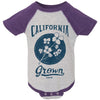 California Grown Circle Baseball Baby Onesie-CA LIMITED