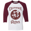 California Grown Circle Baseball Tee-CA LIMITED