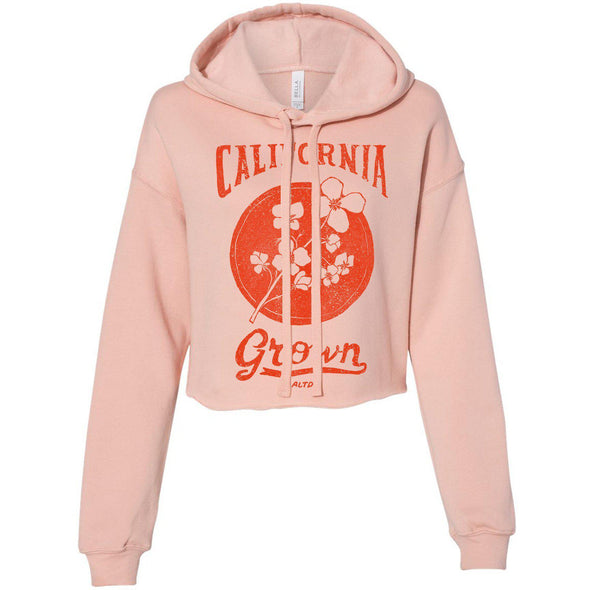 California Grown Circle Cropped Hoodie-CA LIMITED