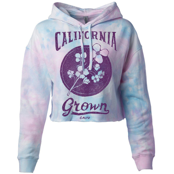 California Grown Circle Cropped Hoodie-CA LIMITED