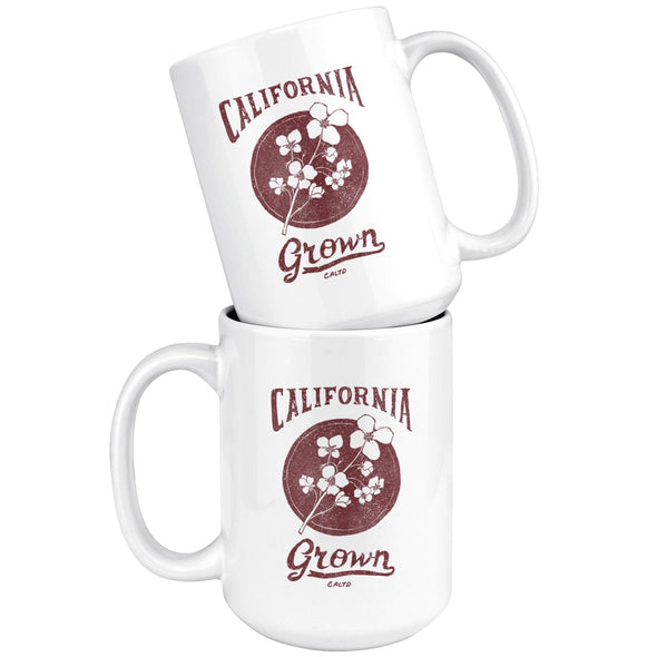 California Grown Circle Red Mug-CA LIMITED