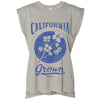 California Grown Circle Rolled Sleeve Tank-CA LIMITED