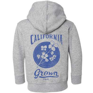 California Grown Circle Toddlers Zip Up Hoodie-CA LIMITED