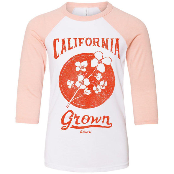 California Grown Circle Youth Baseball Tee-CA LIMITED