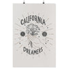 California Is For Dreamers Light Grey Poster-CA LIMITED