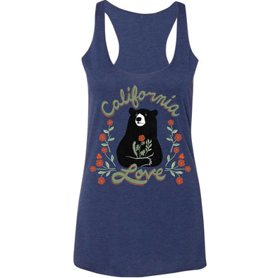 California Love Bear navy tank-CA LIMITED