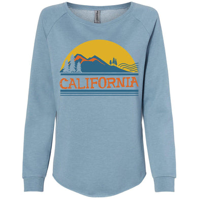 California Mountains Crewneck Sweatshirt-CA LIMITED