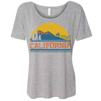 California Mountains Flowy Dolman-CA LIMITED