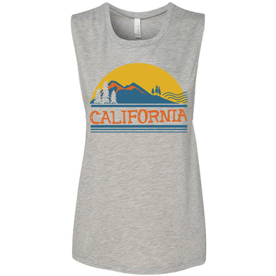 California Mountains Muscle Tank-CA LIMITED