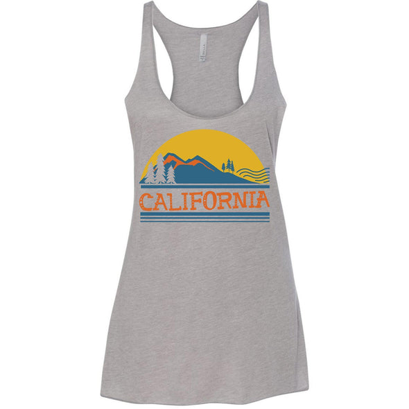 California Mountains Racerback Tank-CA LIMITED