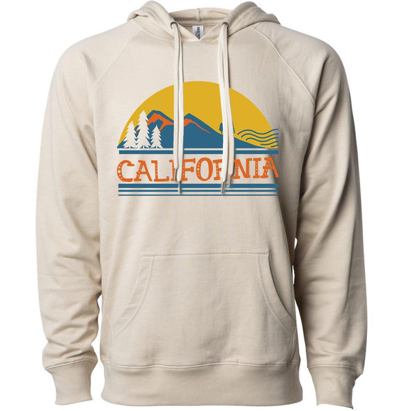 California Mountains Raglan Hoodie-CA LIMITED