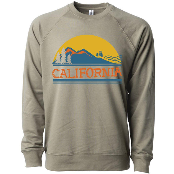 California Mountains Raglan Sweater-CA LIMITED