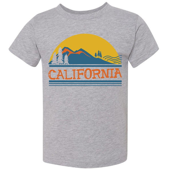 California Mountains Toddlers Tee-CA LIMITED