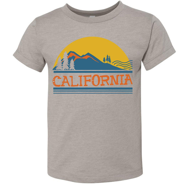 California Mountains Toddlers Tee-CA LIMITED