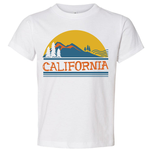 California Mountains Toddlers Tee-CA LIMITED