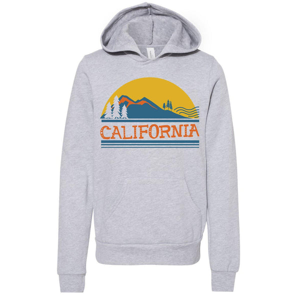 California Mountains Youth Hoodie-CA LIMITED