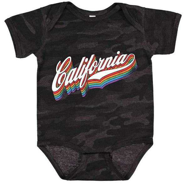 California Rainbow Baby Onesie-CA LIMITED