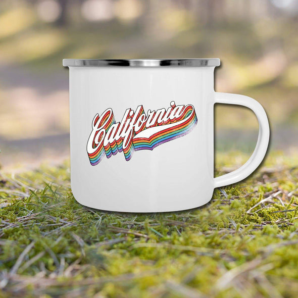 California Rainbow Camper Mug-CA LIMITED