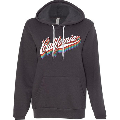 California Rainbow Pullover Hoodie-CA LIMITED