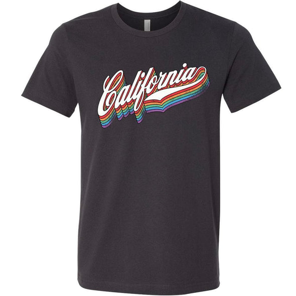 California Rainbow Tee-CA LIMITED