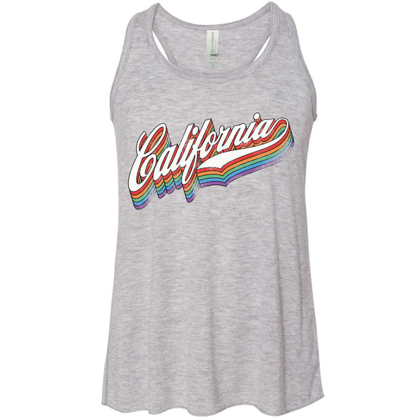 California Rainbow Youth Flowy Tank-CA LIMITED